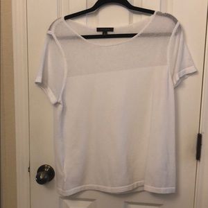 Never worn Ann Taylor Tee White XL